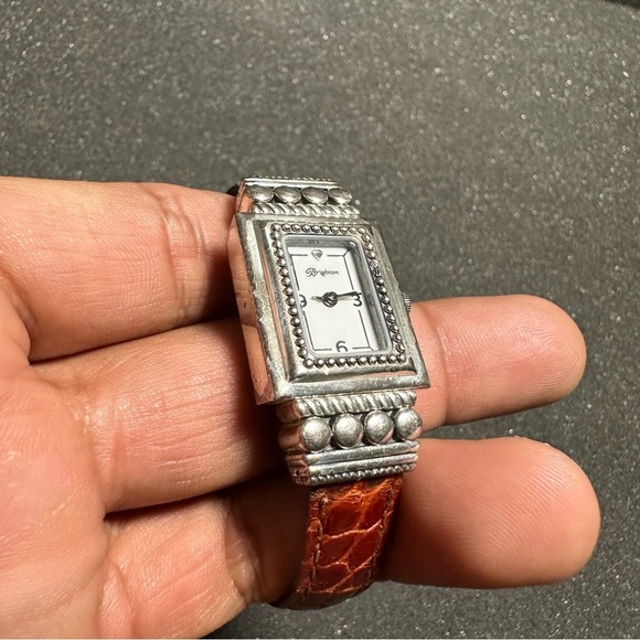 Brighton Taxco Ladies Silver Tone Quartz Watch Working With New Battery - Picture 8 of 8